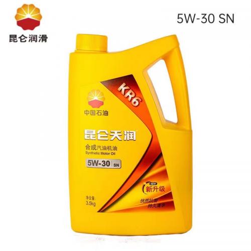 昆仑天润  KR6 SN 合成 5W-30 4升 6桶/箱